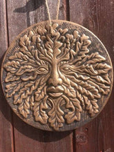 Load image into Gallery viewer, Green Man Hanging Plaque
