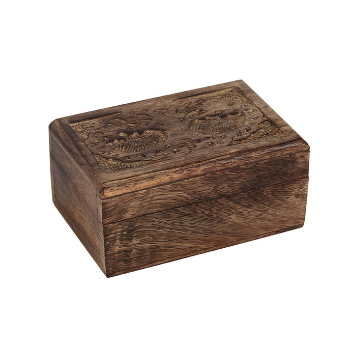 Tree of Life Decorative Wooden Storage Box